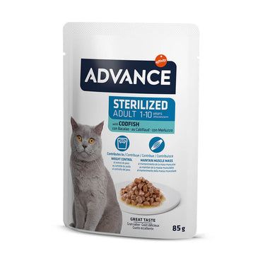 Pâtée pour chats stérilisés au Cabillaud - ADVANCE