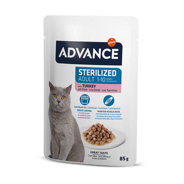 Pâtée pour chats stérilisés à la Dinde - ADVANCE