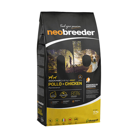 Neobreeder au Poulet 12 KG - Croquettes pour Chien (Medium / Maxi)