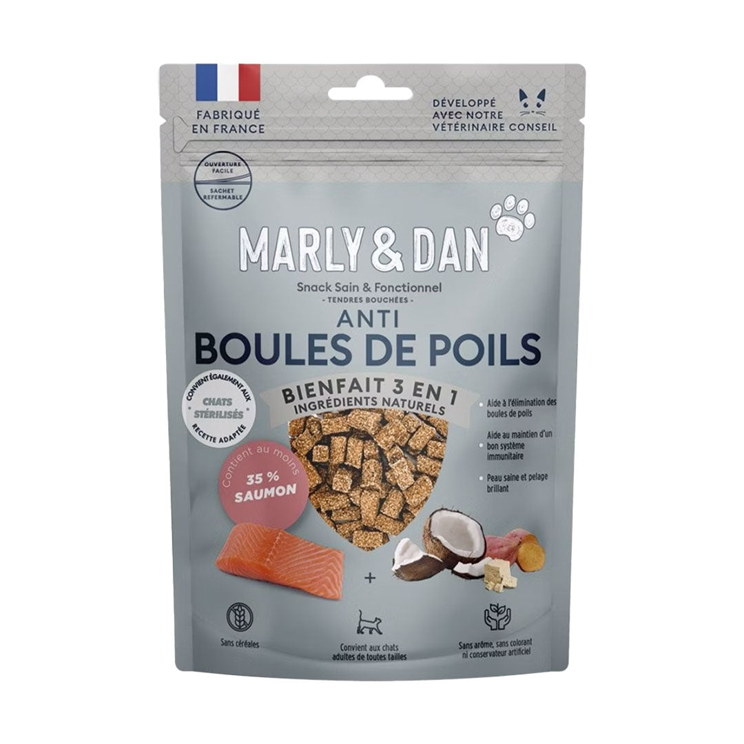 Friandises Anti Boules de Poils [Chat] - Marly & Dan 40 g