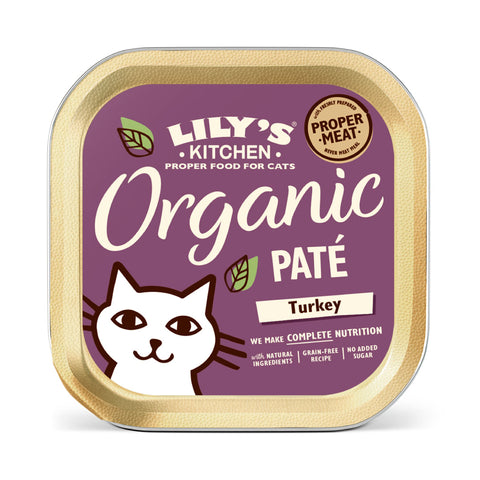 Pâtée pour Chat Organic à la Dinde 85g - Lily's Kitchen