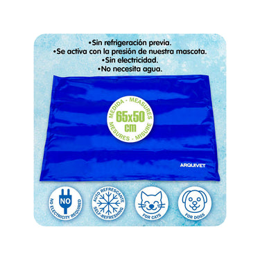 Matelas rafraîchissant Arquivet 65 x 50 cm pour chien et chat