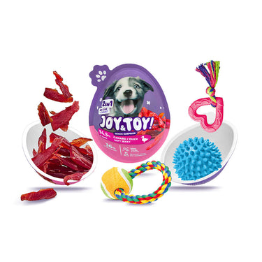Joy and Toy – Snack Surprise 2-en-1 Canard pour Chien