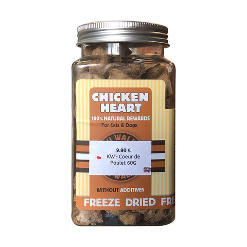 Friandise Kiwi Walker Coeur de Poulet - 60gr - Chien et Chat