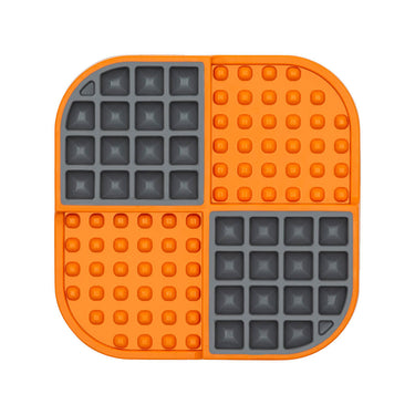 Tapis de lèche Slomo - LICKIMAT (Orange)