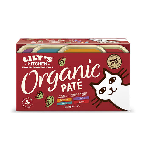 Multipack de Pâtée pour Chat Organic 8 x 85g - Lily's Kitchen