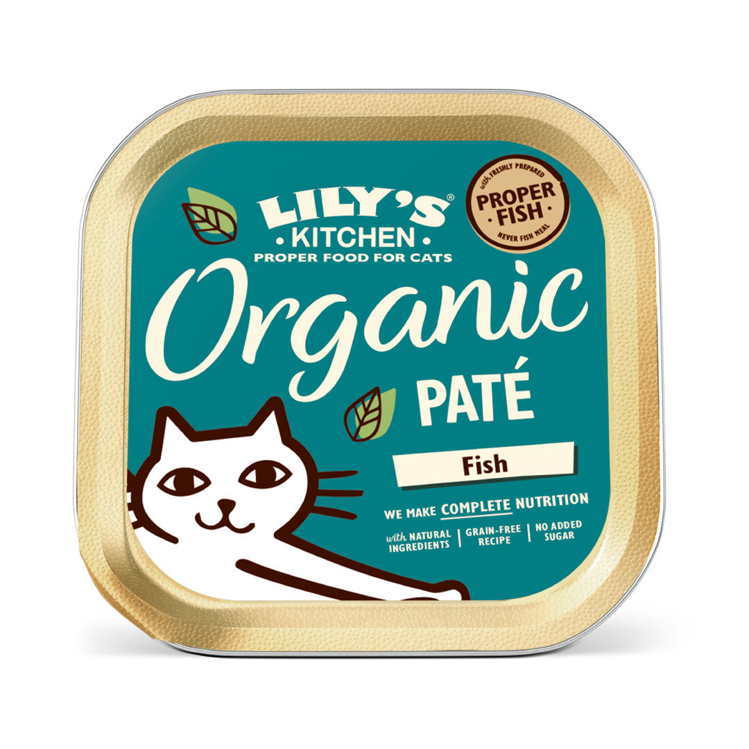 Pâtée pour Chat Organic au Poisson 85g - Lily's Kitchen