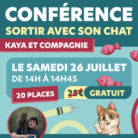 Conférence Gratuite – Promenade Féline [Kaya et Compagnie]