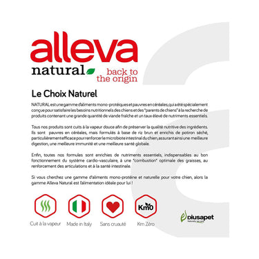 ALLEVA Natural au Poulet et au Potiron 12 KG (Medium) - (Uniquement en Magasin)