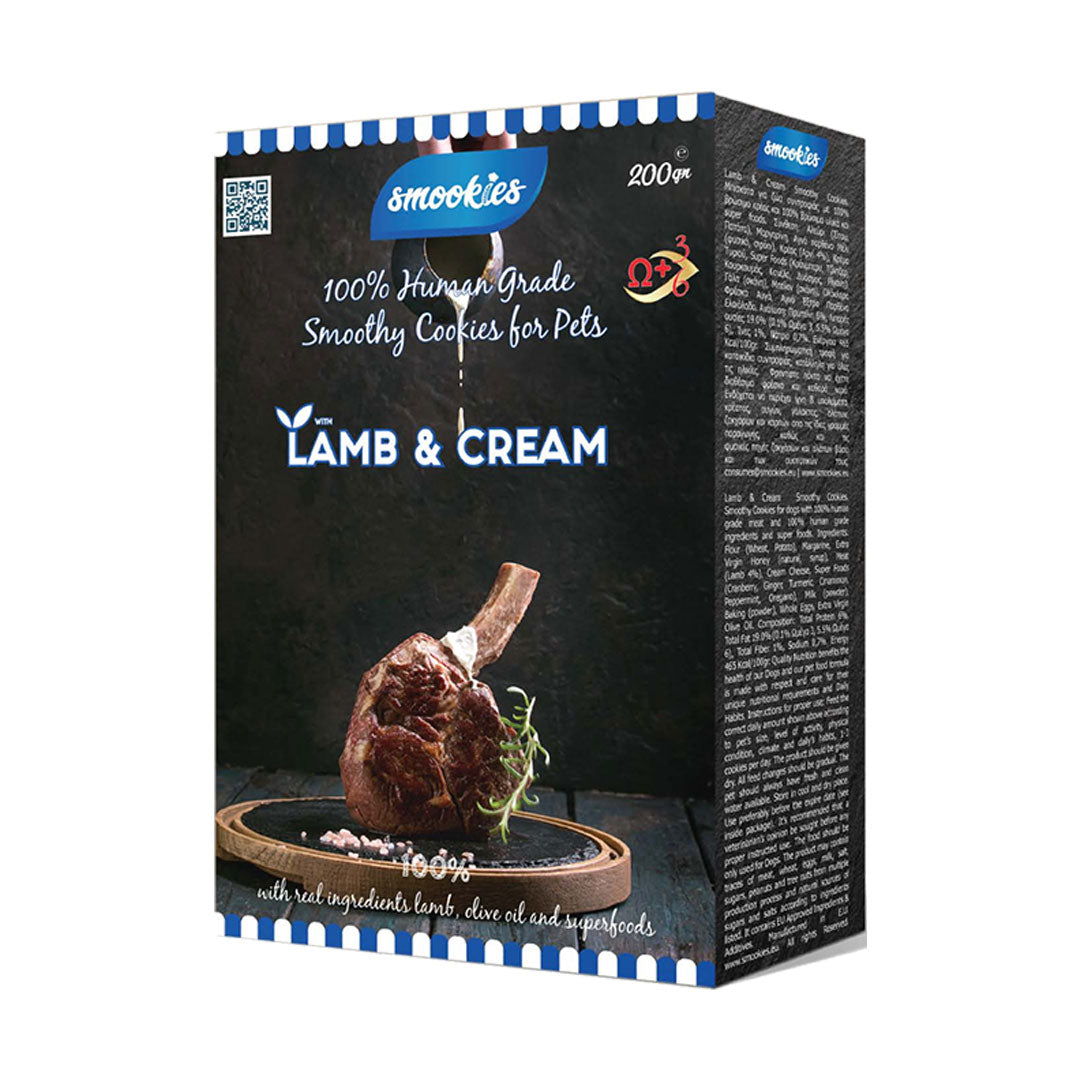 Friandises Agneau Crème - SMOOKIES 200gr