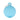 Médaille Basic Cercle Grand – Bleu Ciel Aluminium