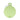Médaille Basic Cercle Grand – Vert Aluminium