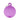 Médaille Basic Cercle Grand – Violet Aluminium