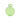 Médaille Basic Cercle Petit – Vert Aluminium