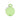 Médaille Basic Cercle Petit – Vert Aluminium