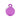 Médaille Basic Cercle Petit – Violet Aluminium