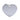 Médaille Basic Coeur Grand – Gris Aluminium