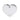 Médaille Basic Coeur Grand – Laiton Chromé