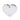 Médaille Basic Coeur Grand – Laiton Chromé