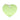 Médaille Basic Coeur Grand – Vert Aluminium