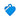 Médaille Basic Coeur Petit – Bleu Aluminium