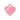 Médaille Basic Coeur Petit – Rose Aluminium