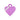 Médaille Basic Coeur Petit – Violet Aluminium