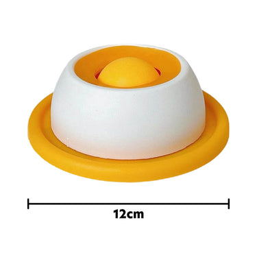 Plateau + balle de léchage orange – jouet interactif
