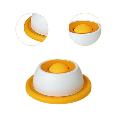 Plateau + balle de léchage orange – jouet interactif